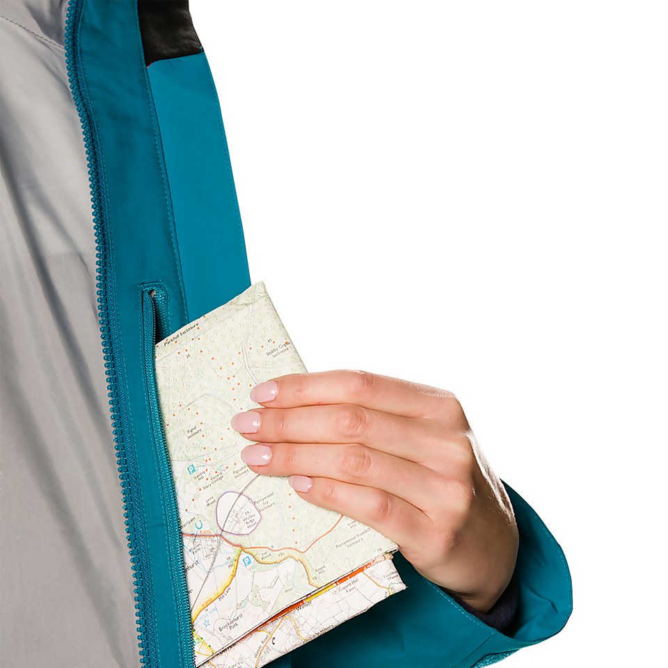 Women's Fellmaster Interactive Waterproof Jacket - Turquoise