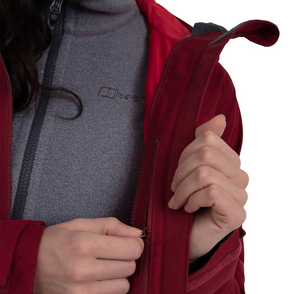 Women's Fellmaster Interactive Waterproof Jacket - Red