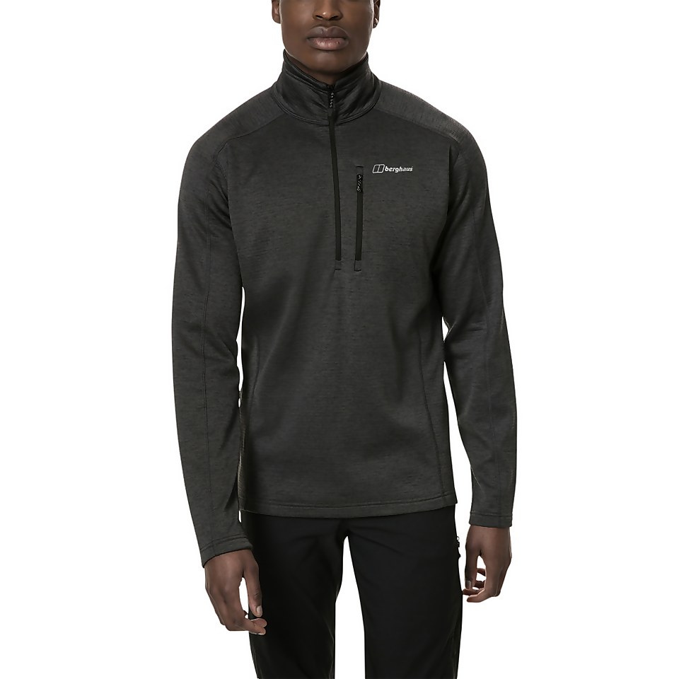 Men's Spitzer Half Zip Fleece - Black