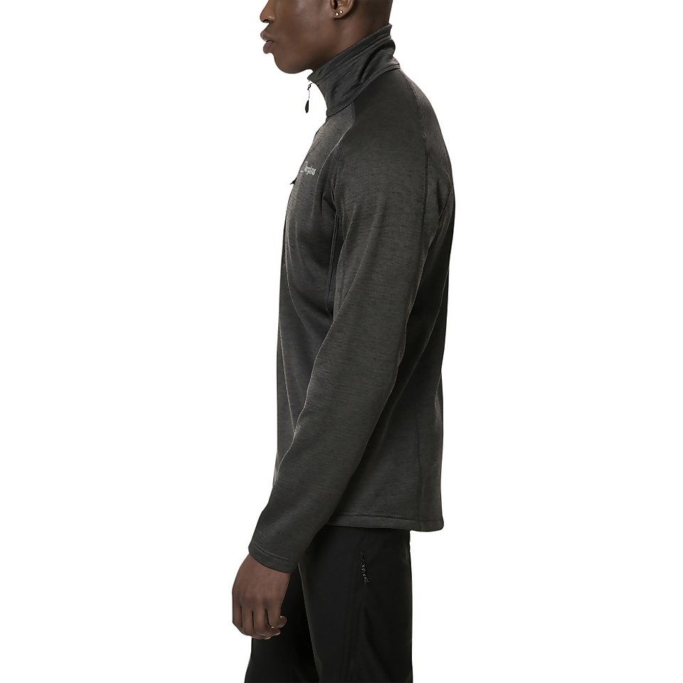 Men's Spitzer Half Zip Fleece - Black