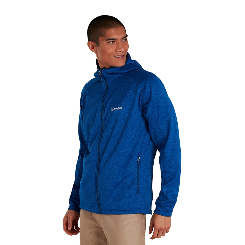 Men's Spitzer Hooded Interactive Fleece - Blue