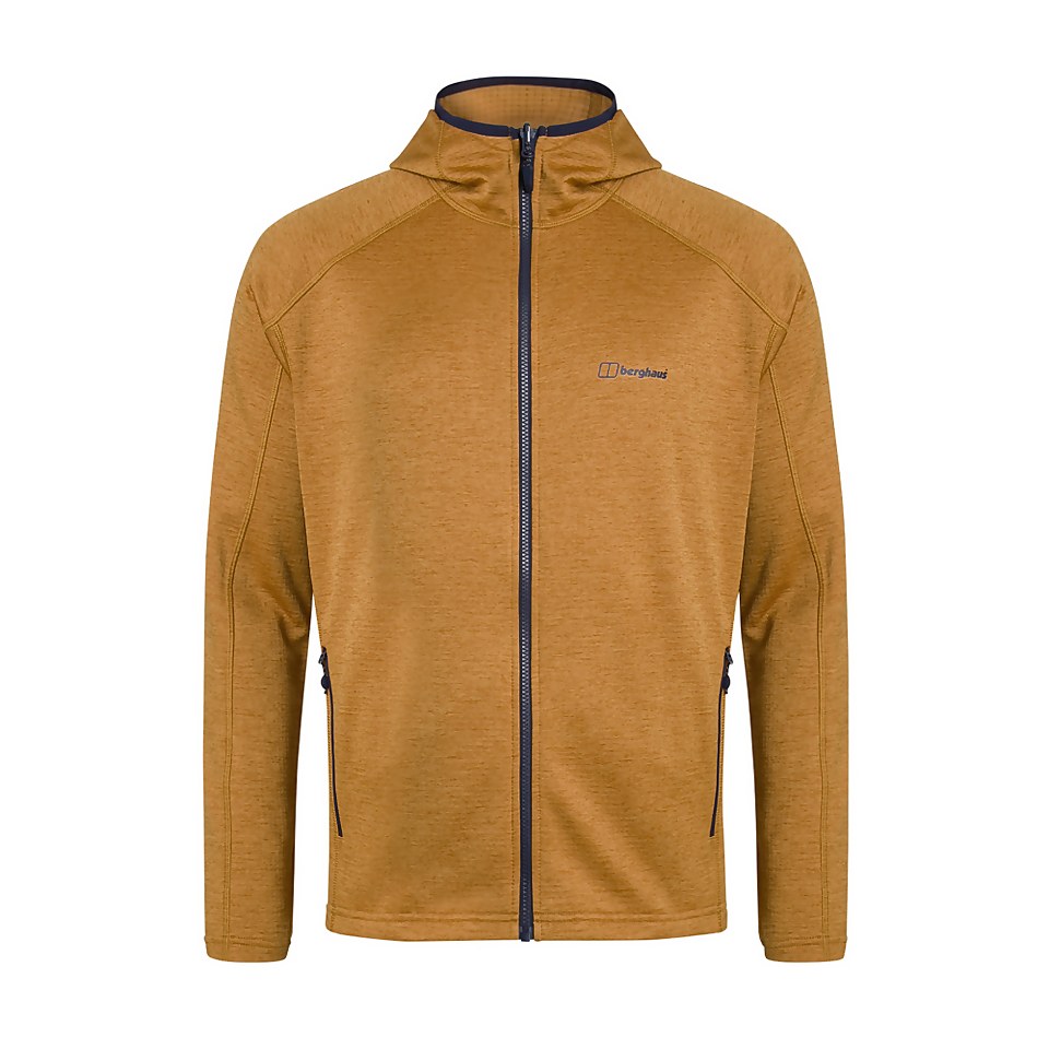 Men's Spitzer Hooded Interactive Fleece Jacket - Orange