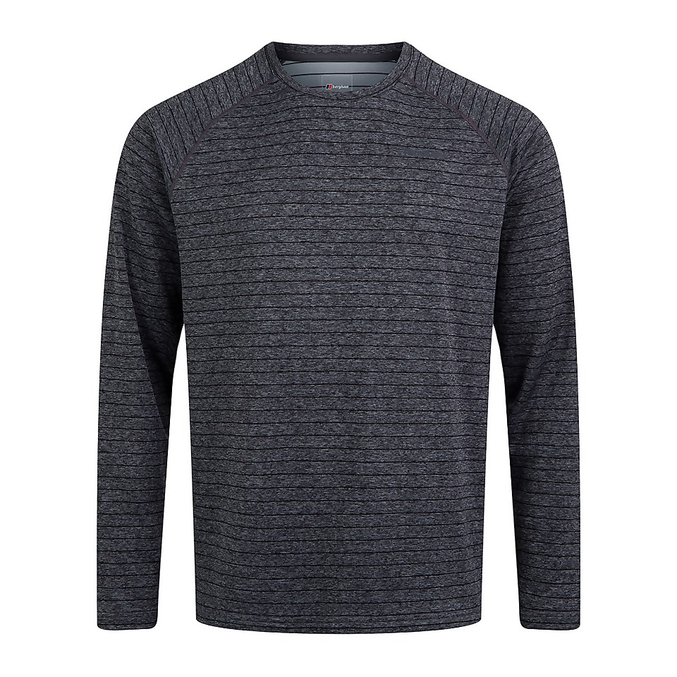 Men's Thermal Tech Tee Long Sleeve Baselayer - Grey