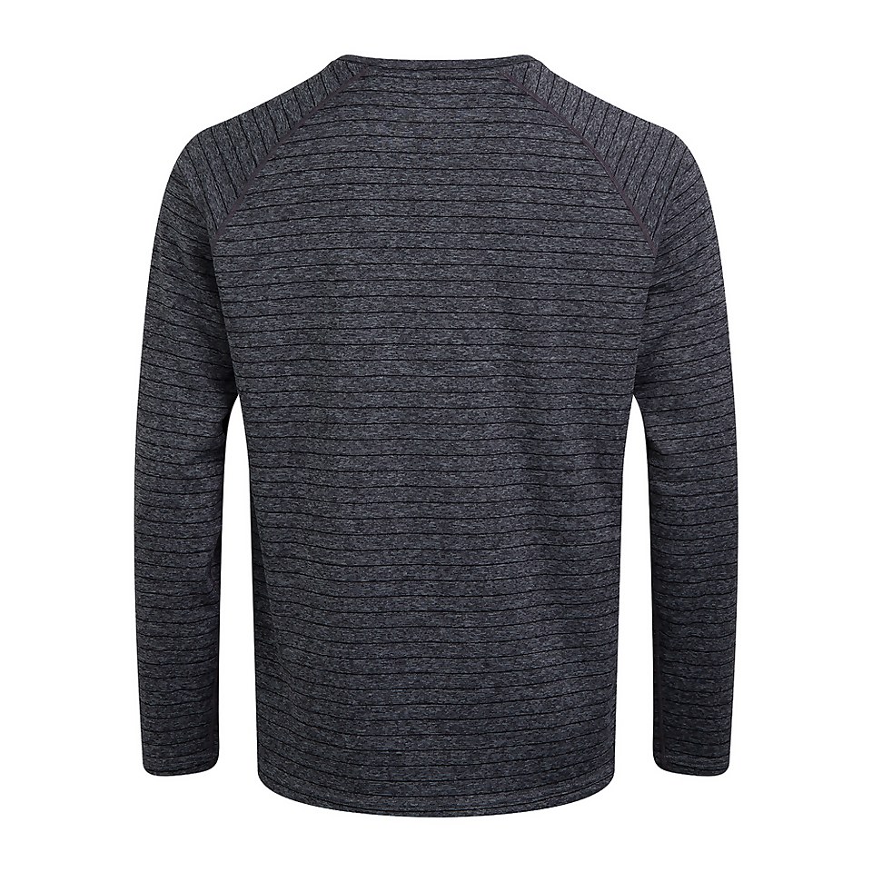 Men's Thermal Tech Tee Long Sleeve Baselayer - Grey