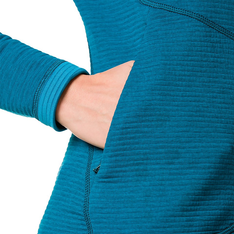 Women's Redonda Hooded Jacket - Turquoise