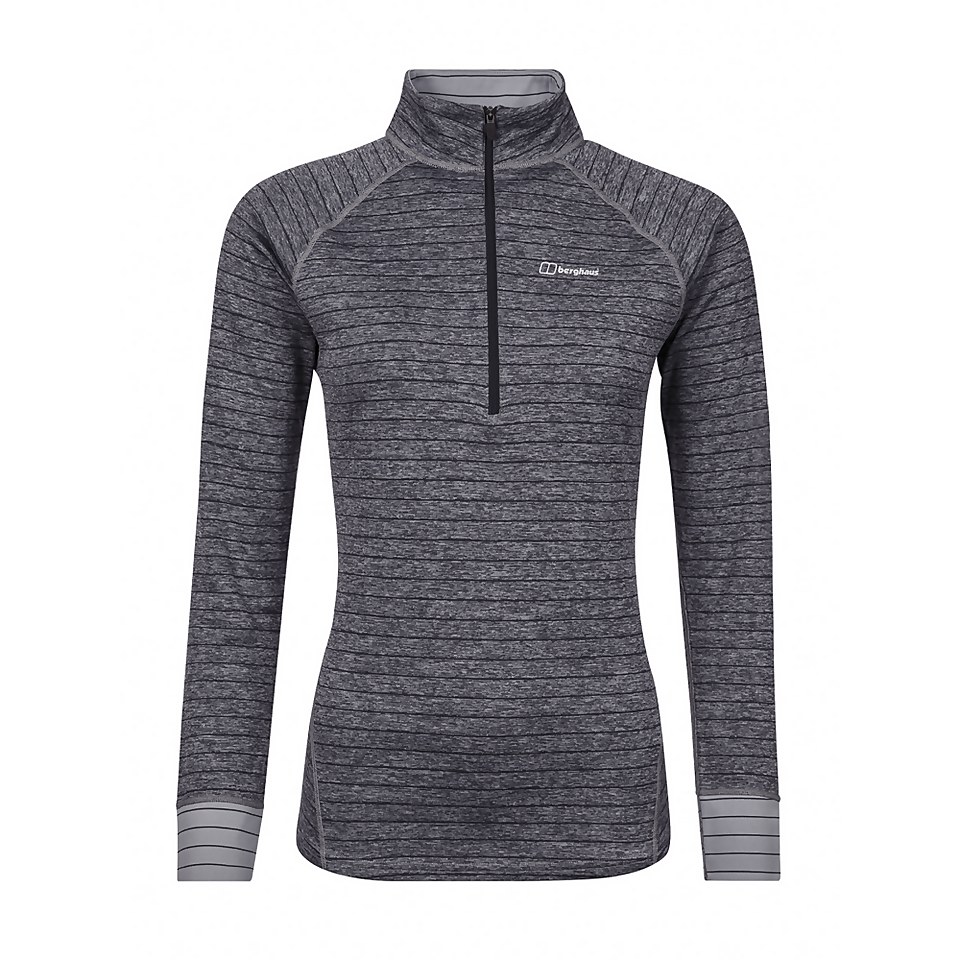 Women's Thermal Tech Tee Long Sleeve Baselayer - Grey
