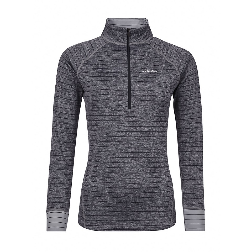 Women's Thermal Tech Tee Long Sleeve Baselayer - Grey