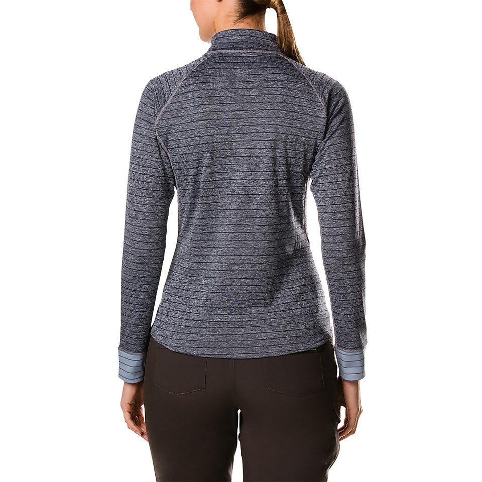 Women's Thermal Tech Tee Long Sleeve Baselayer - Grey
