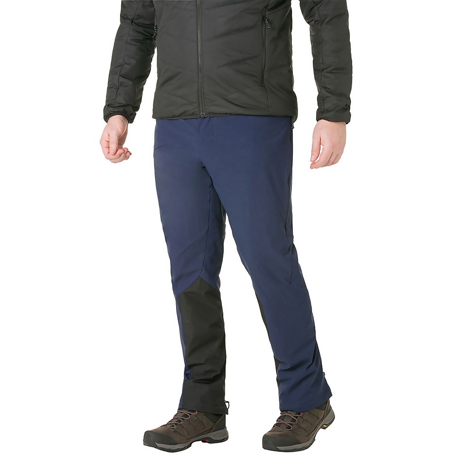 Men's Winter Fast Hike Trousers - Dark Blue / Black