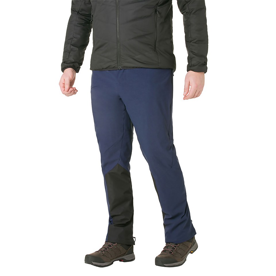 Men's Winter Fast Hike Trousers - Dark Blue / Black