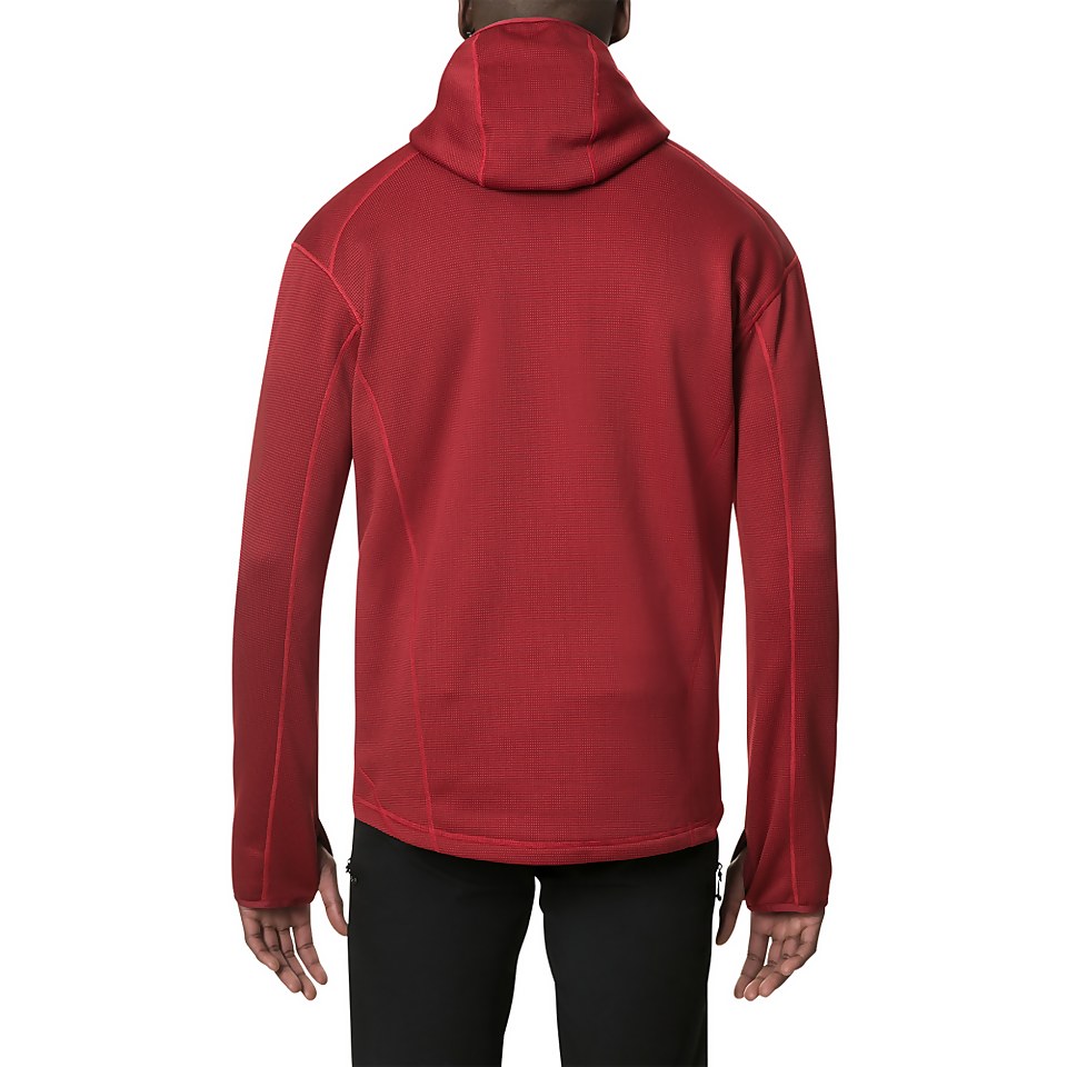 Men's Pravitale Mountain 2.0 Hooded Fleece Jacket - Red
