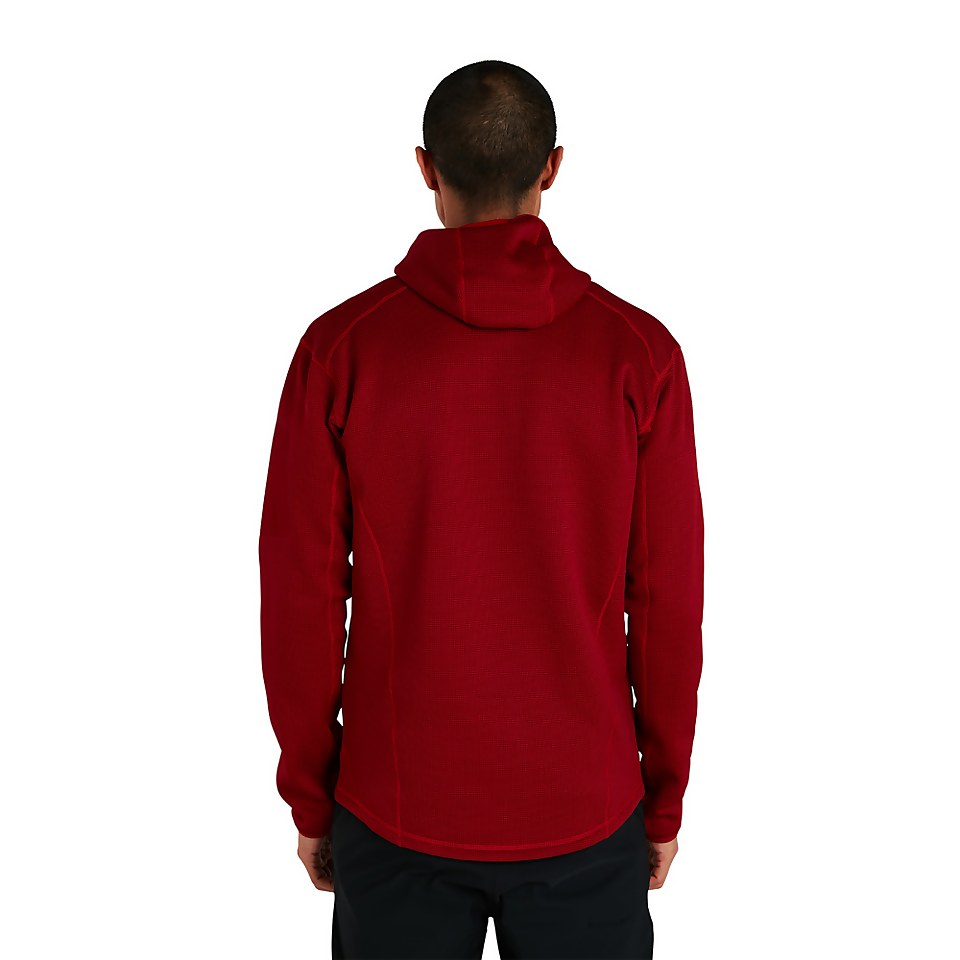 Men's Pravitale Mountain 2.0 Hooded Fleece Jacket - Red
