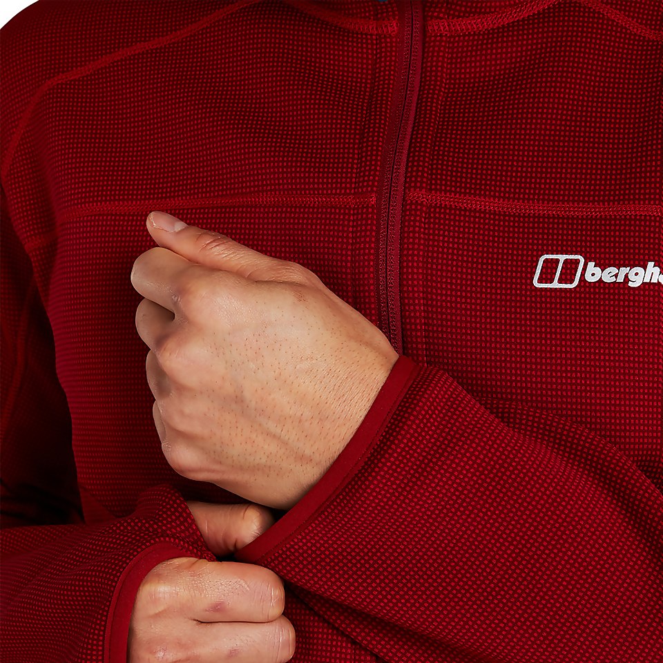 Men's Pravitale Mountain 2.0 Hooded Fleece Jacket - Red