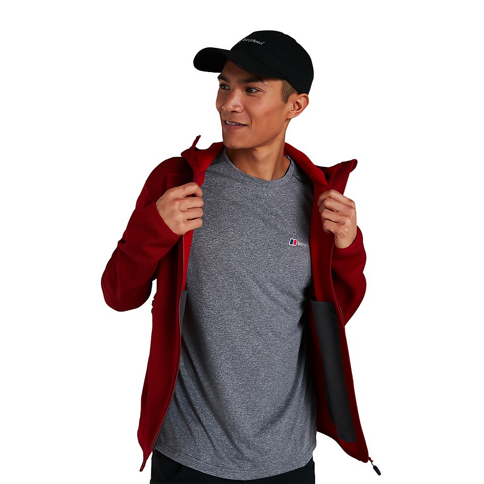 Men's Pravitale Mountain 2.0 Hooded Fleece Jacket - Red