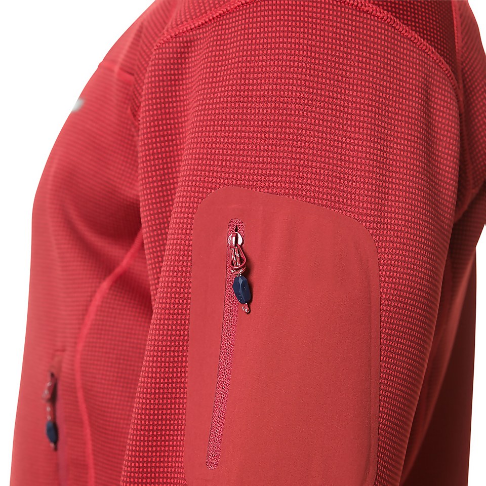 Men's Pravitale Mountain 2.0 Hooded Fleece Jacket - Red