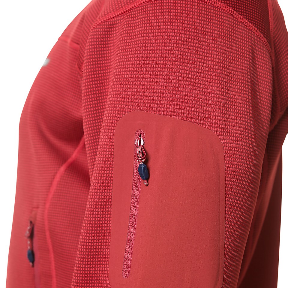 Men's Pravitale Mountain 2.0 Hooded Fleece Jacket - Red