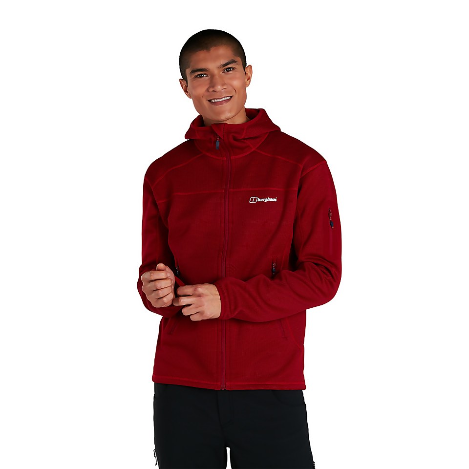 Men's Pravitale Mountain 2.0 Hooded Fleece Jacket - Red