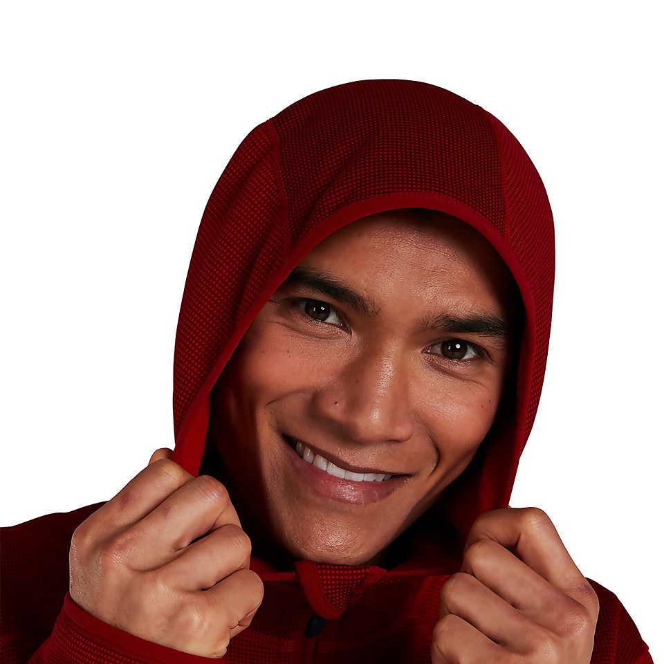 Men's Pravitale Mountain 2.0 Hooded Fleece Jacket - Red