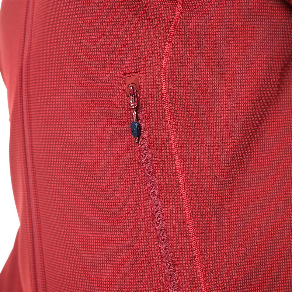 Men's Pravitale Mountain 2.0 Hooded Fleece Jacket - Red