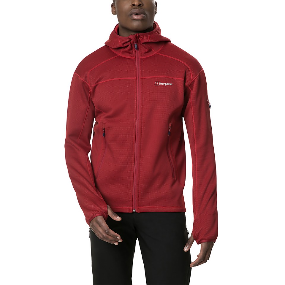 Men's Pravitale Mountain 2.0 Hooded Fleece Jacket - Red
