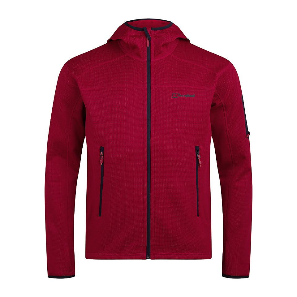 Men's Pravitale Mountain 2.0 Hooded Fleece Jacket - Red