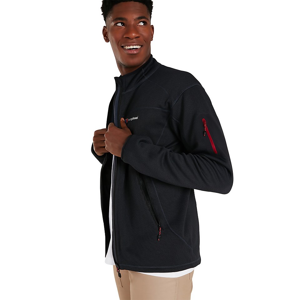 Men's Pravitale Mountain 2.0 Fleece Jacket - Dark Grey/ Black
