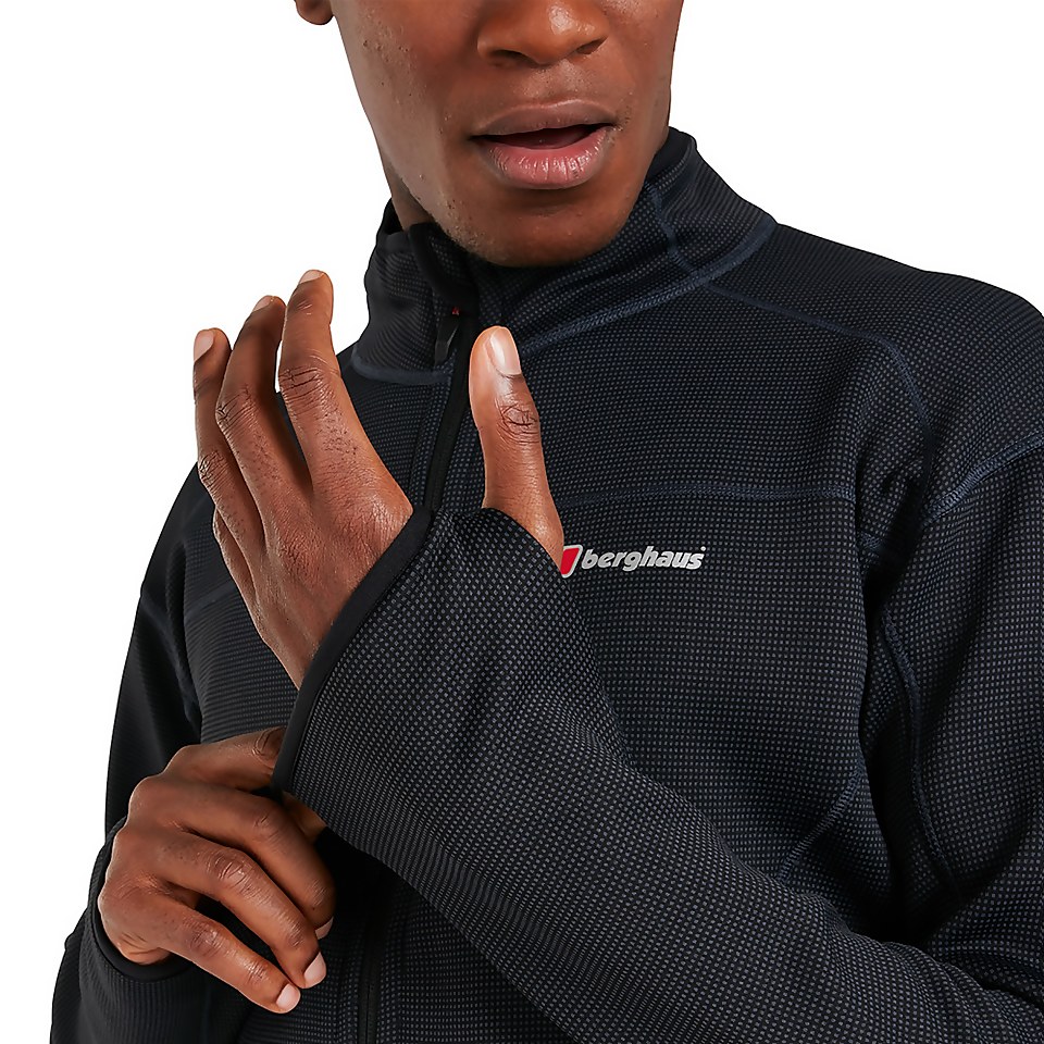 Men's Pravitale Mountain 2.0 Fleece Jacket - Dark Grey/ Black