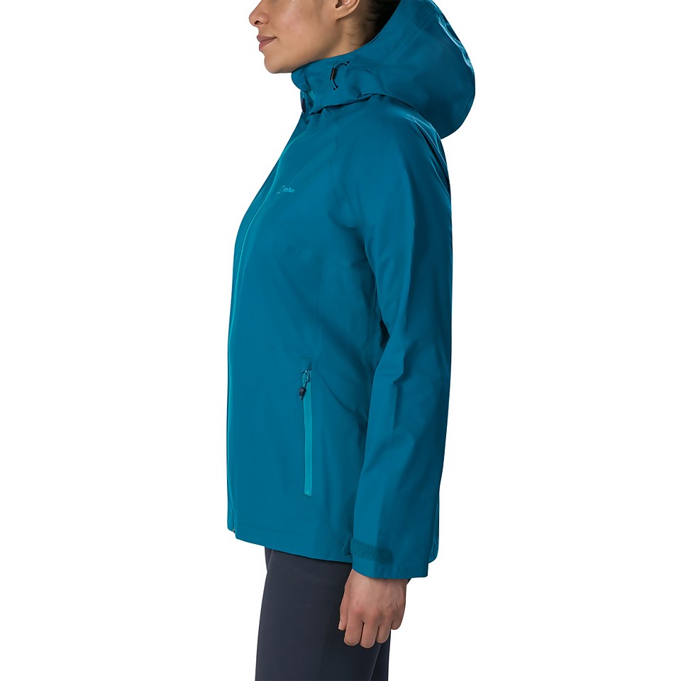 Women's Deluge Pro Waterproof Jacket - Dark Turquoise