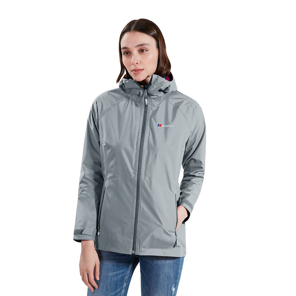Women's Deluge Pro Waterproof Jacket - Light Grey