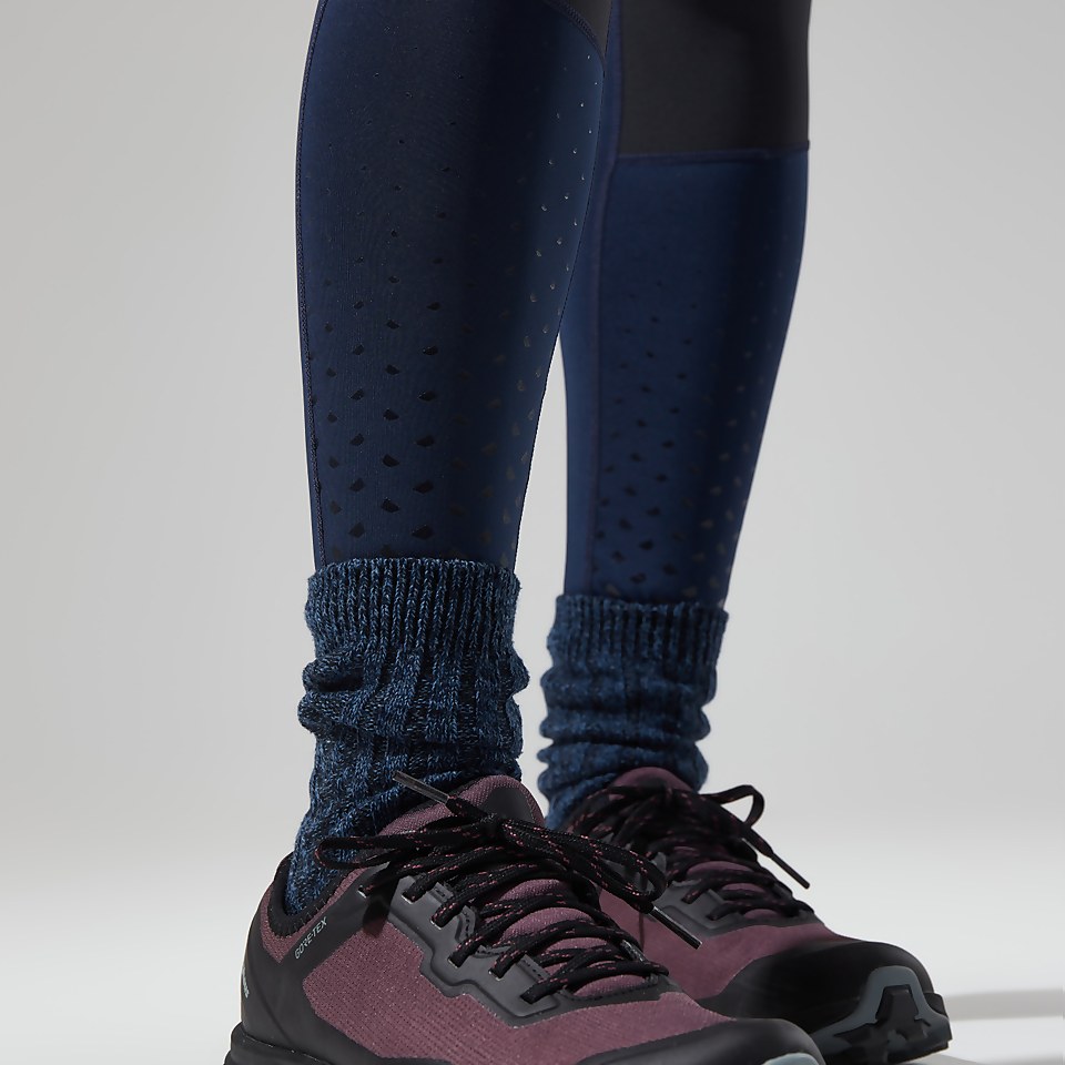 Leylur Trekking Tights für Damen - Dunkelblau/Schwarz