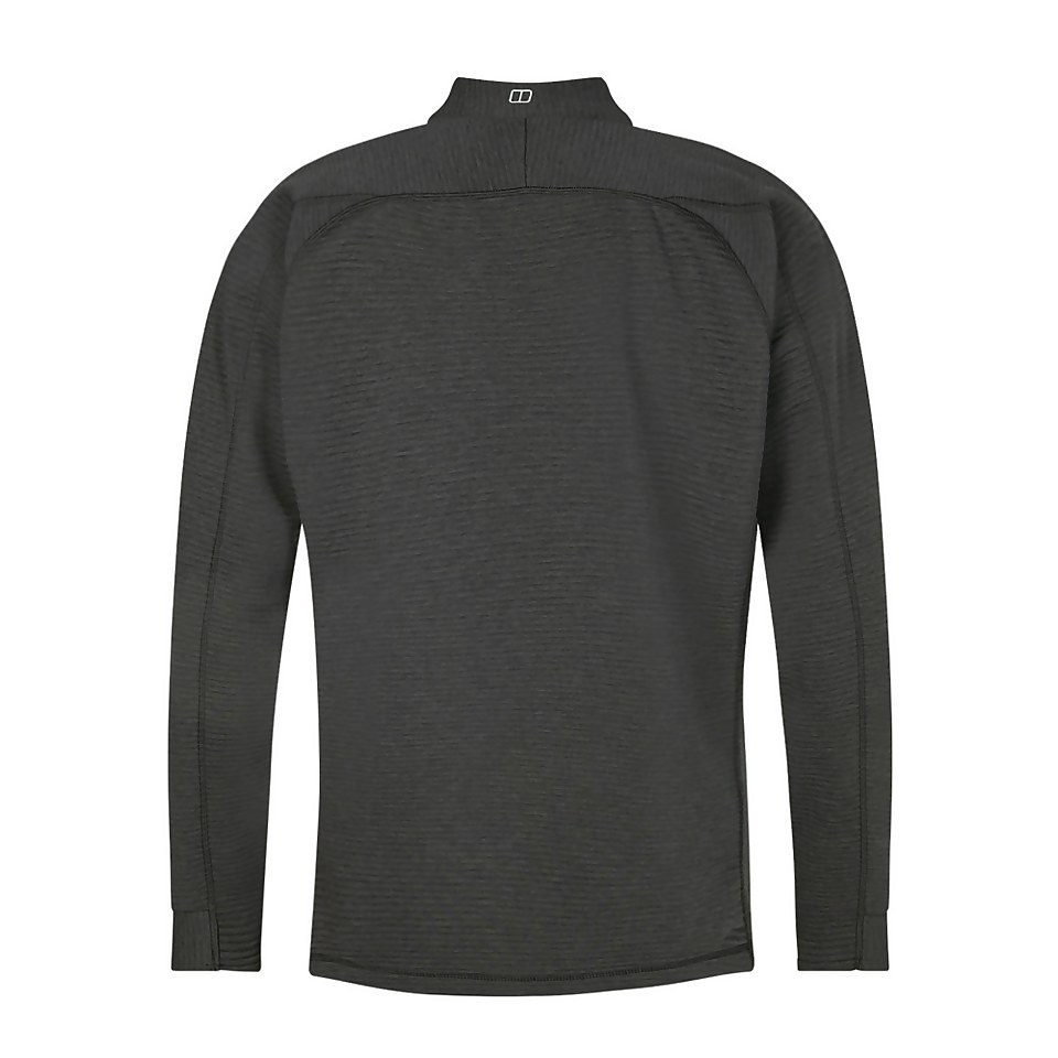 Men's Caldey Fleece Jacket - Black / Dark Grey