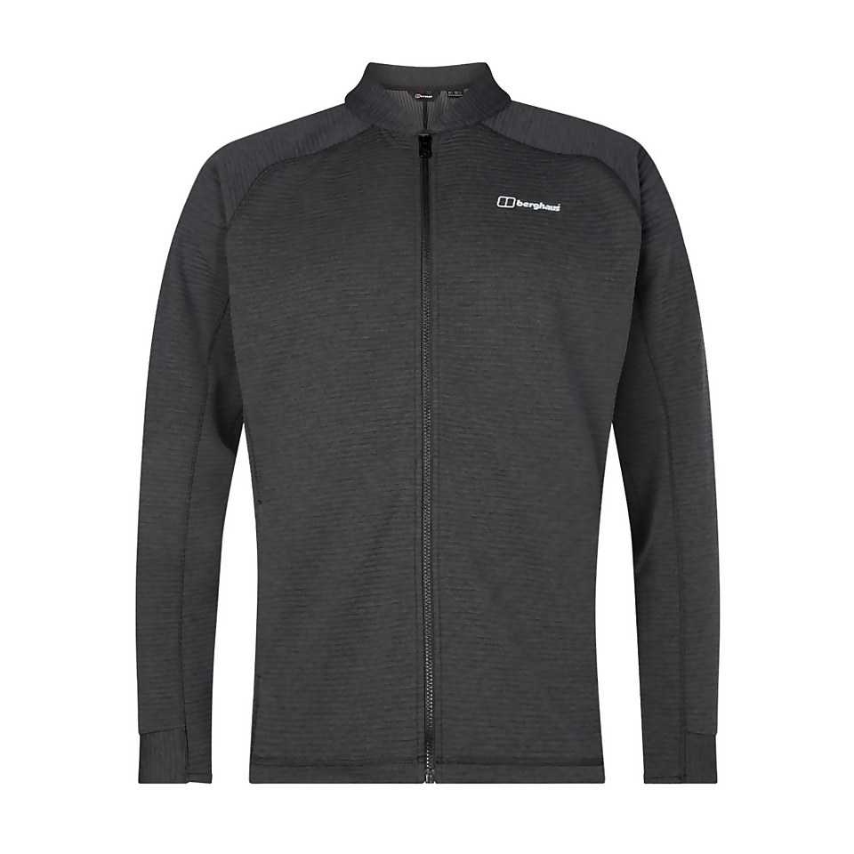 Men's Caldey Fleece Jacket - Black / Dark Grey
