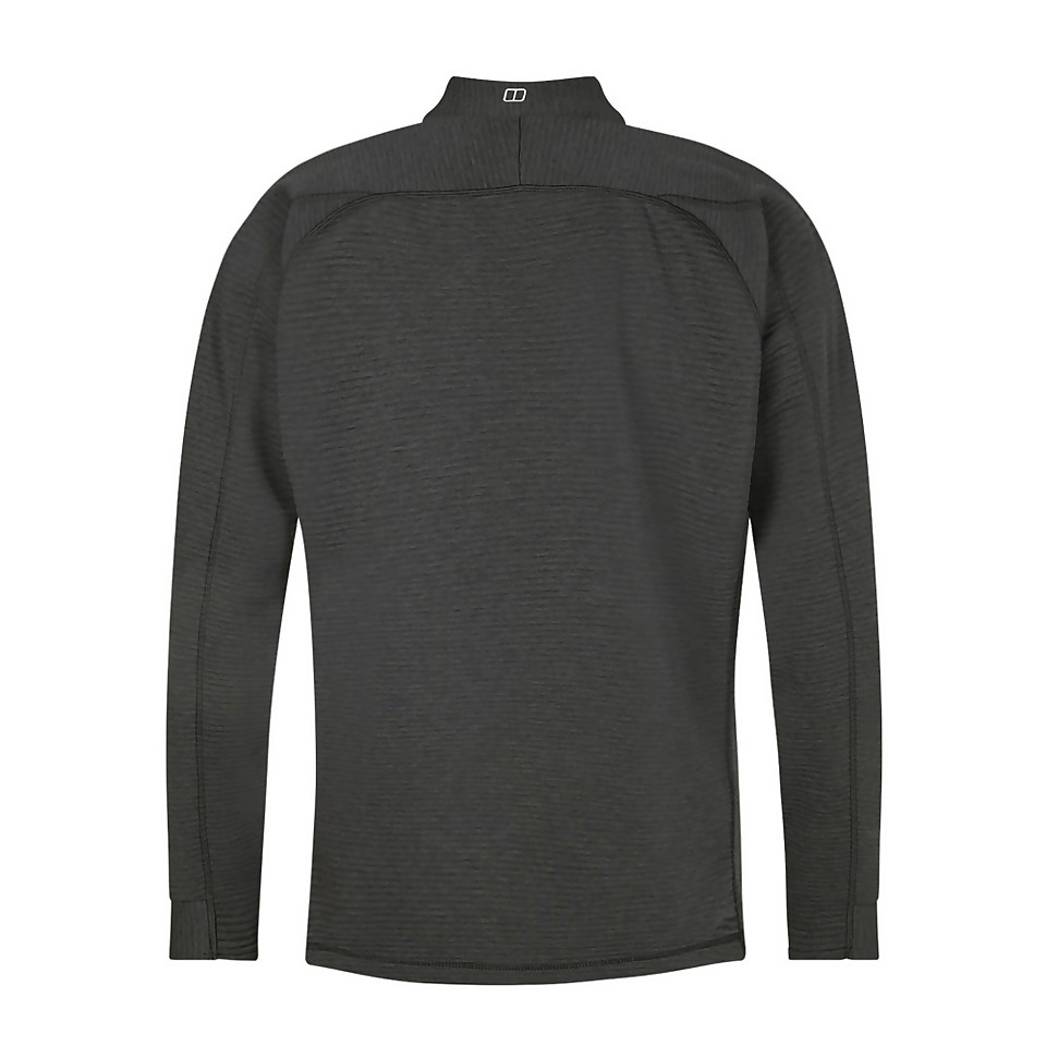Men's Caldey Fleece Jacket - Black / Dark Grey