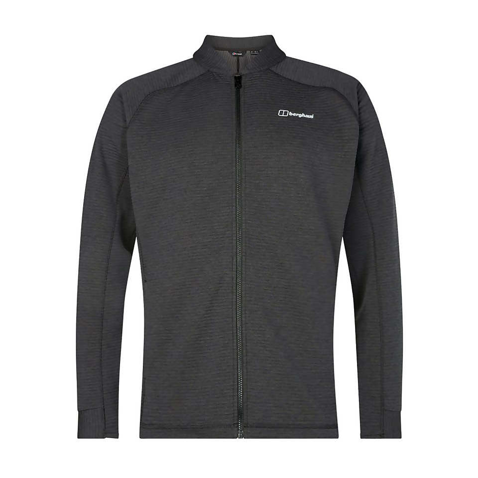 Men's Caldey Fleece Jacket - Black / Dark Grey