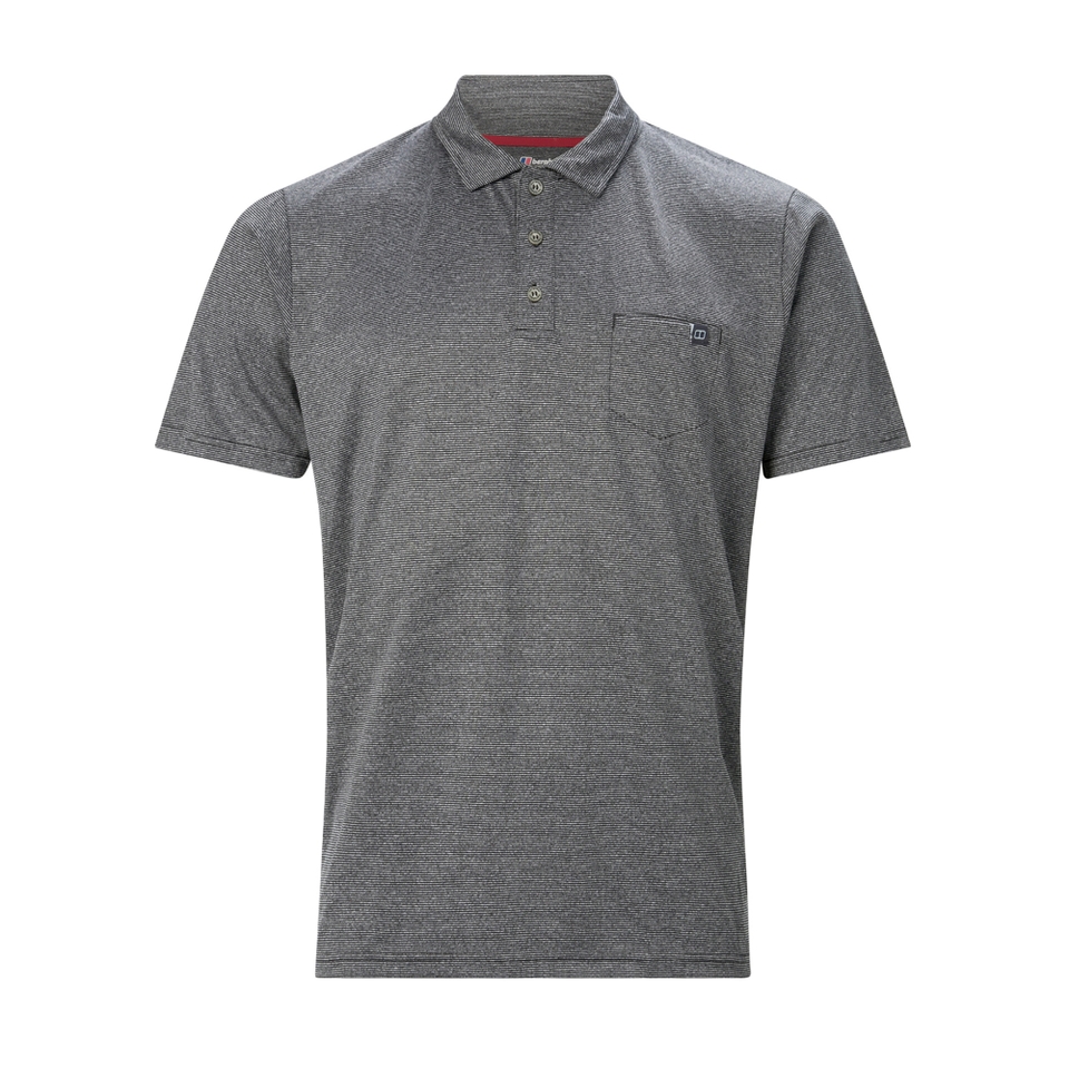 BERGHAUS VOYAGER 2.0 POLO SHIRT AM BLK/WHT