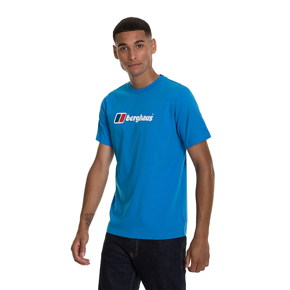 Men's Berghaus Large Logo T-Shirt - Blue