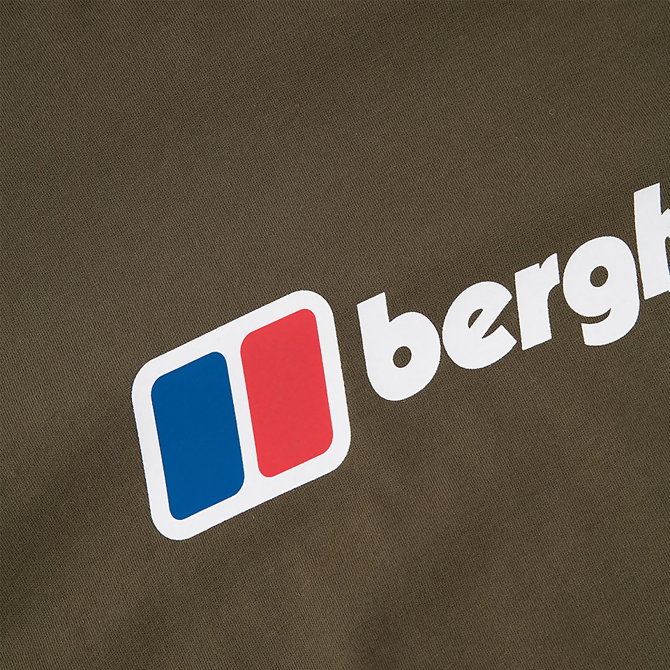 Men's Berghaus Large Logo T-Shirt - Dark Green