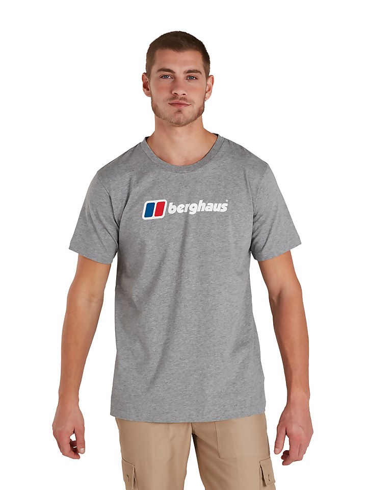 Men's Berghaus Large Logo T-Shirt - Dark Grey