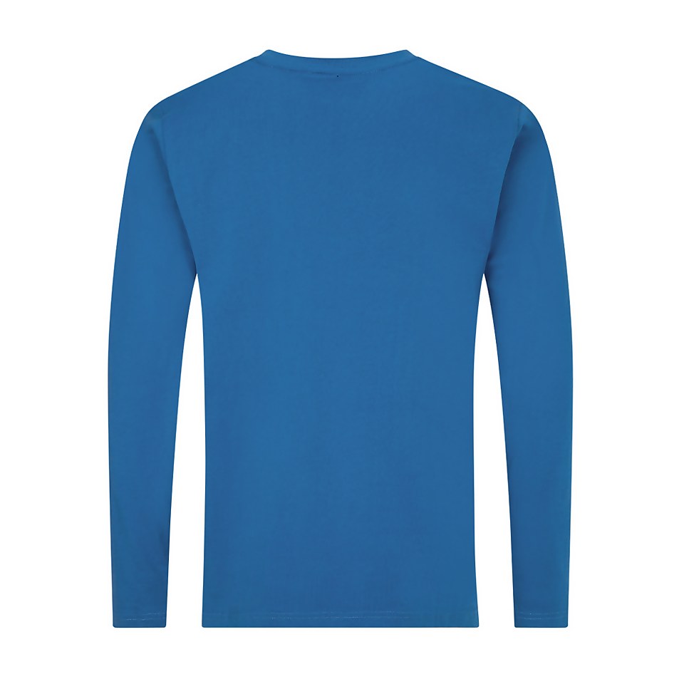 Men's Berghaus Large Logo Long Sleeve T-Shirt - Blue