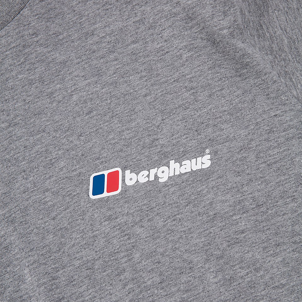 Men's Front & Back Logo Tee - Dark Grey