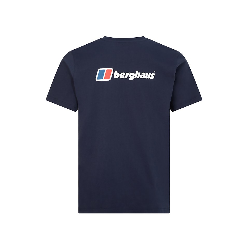 Men's Front & Back Logo T Shirt - Dark Blue