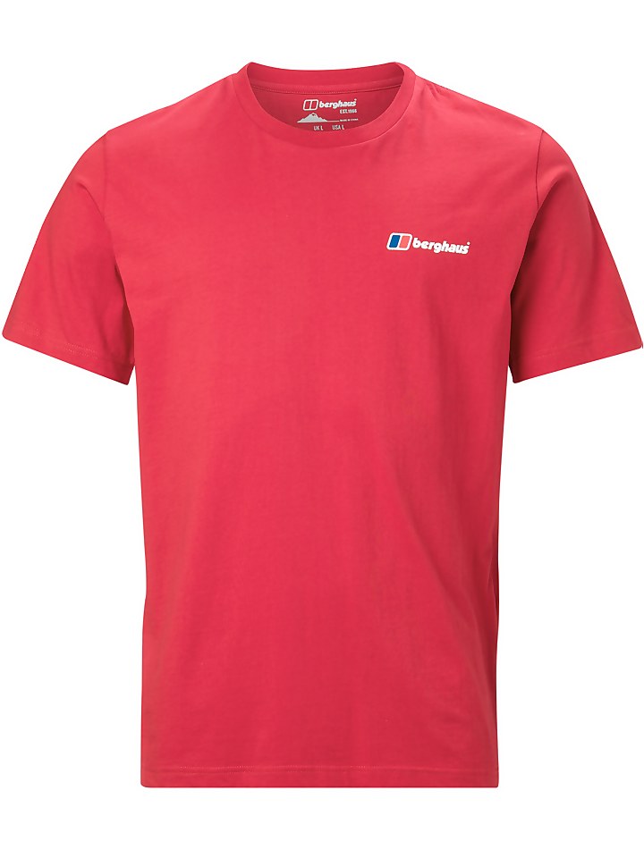 Men's Front & Back Logo T Shirt - Red