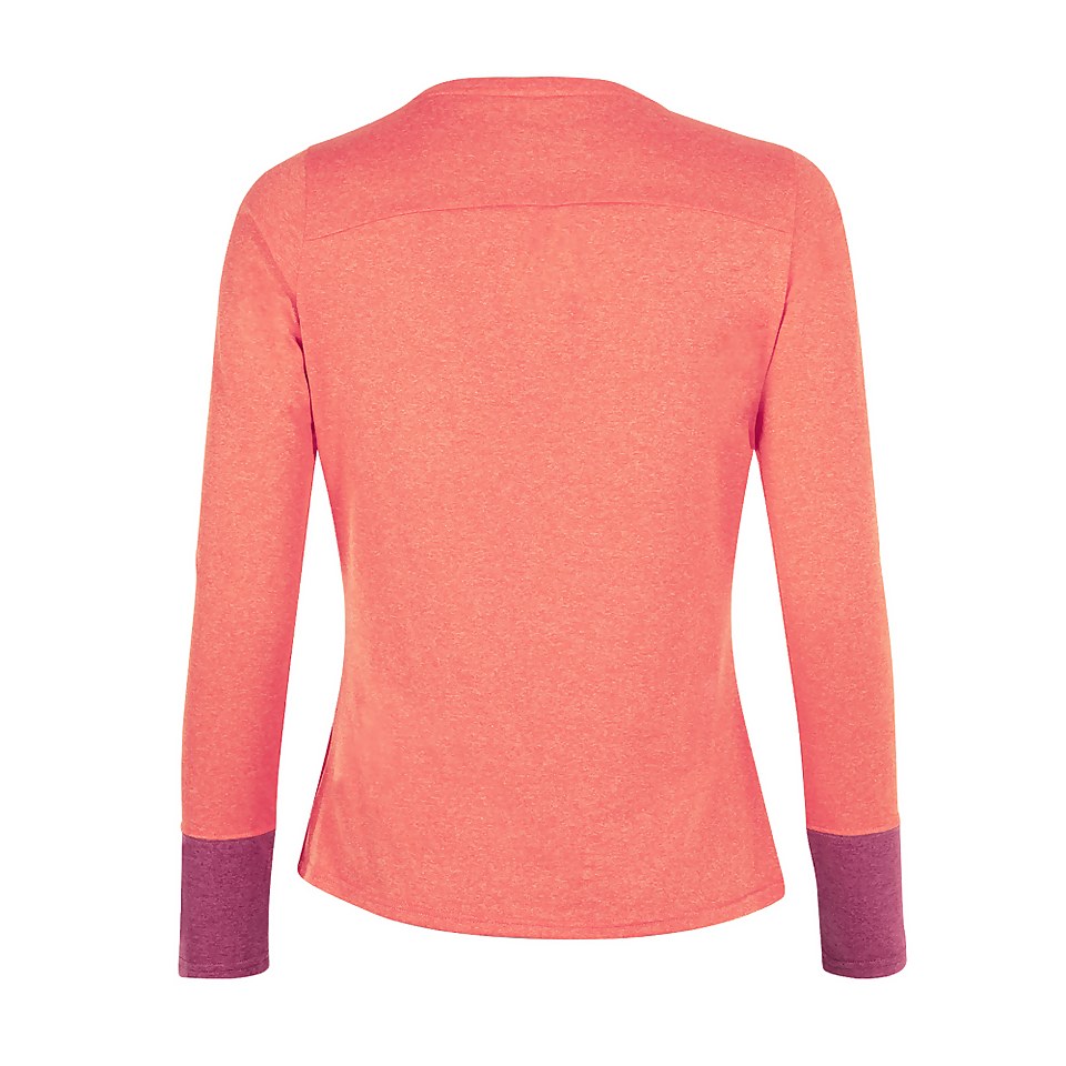 Women's Explorer Tech Tee Long Sleeve Crew - Pink