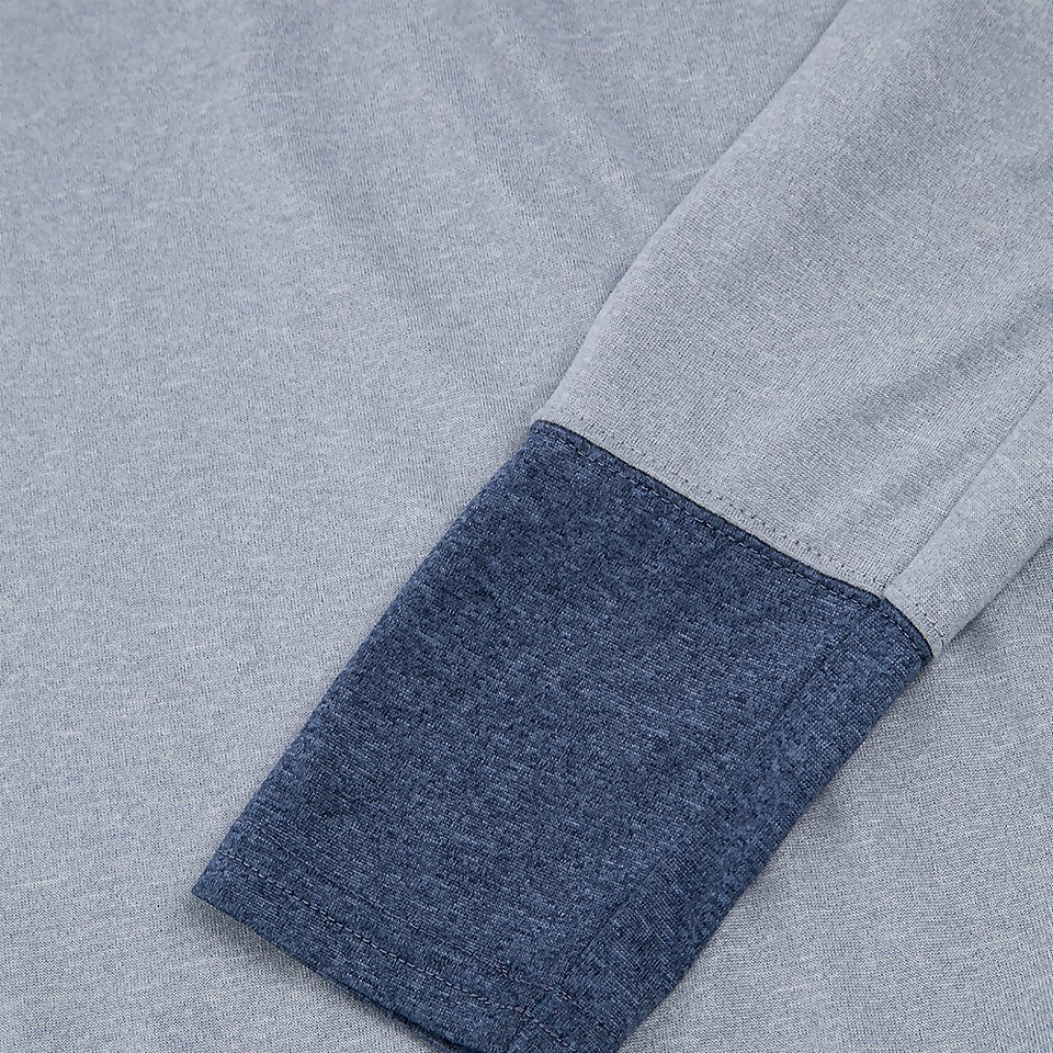 Women's Explorer Tech Tee Long Sleeve Crew - Grey / Blue