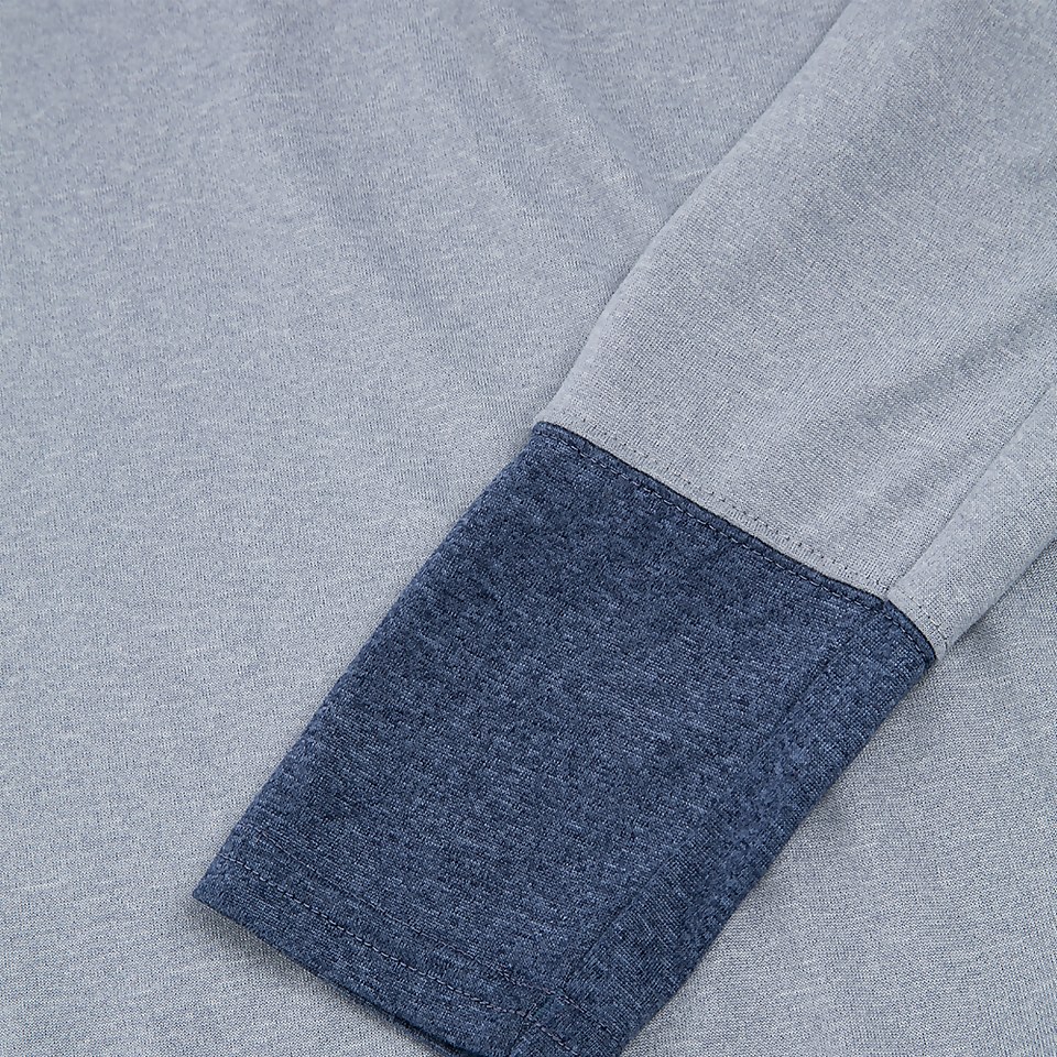 Women's Explorer Tech Tee Long Sleeve Crew - Grey / Blue