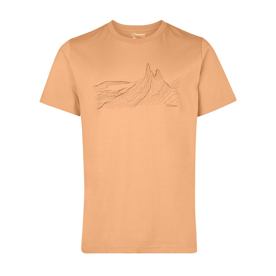 BERGHAUS MOUNTAIN CONTOUR T SHIRT AM YEL/DKBLU