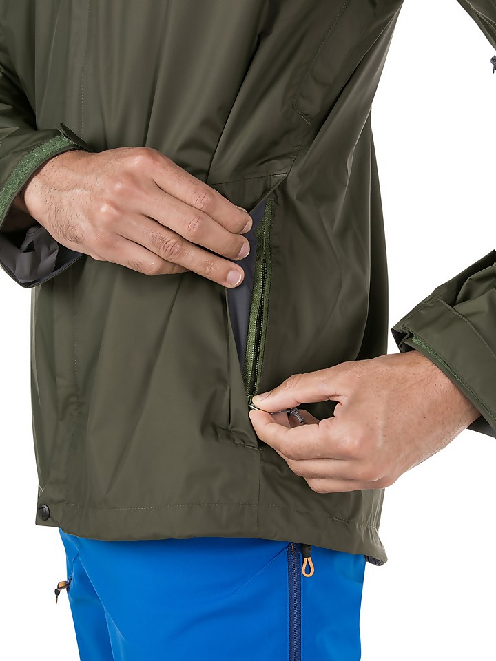 Men's Deluge Vented Waterproof Jacket - Green