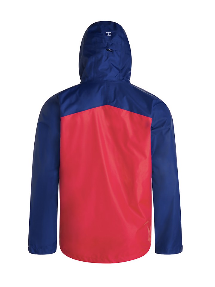 BERGHAUS DELUGE VENTED SHELL JKT AM BLU/RED