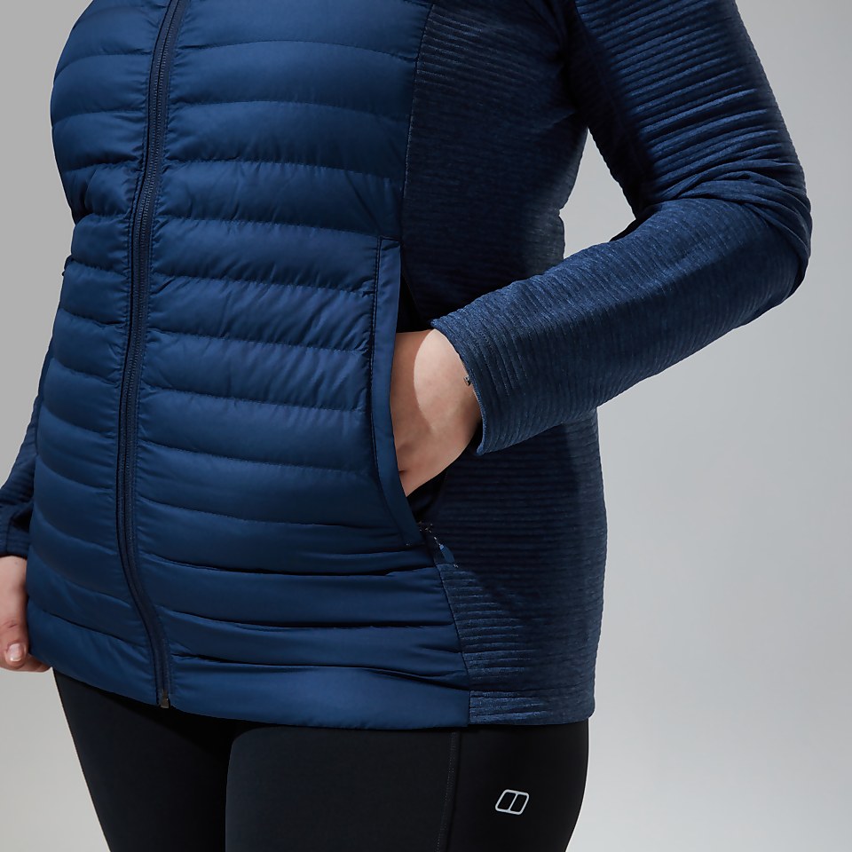 Women's Nula Hybrid Jacket - Dark Blue