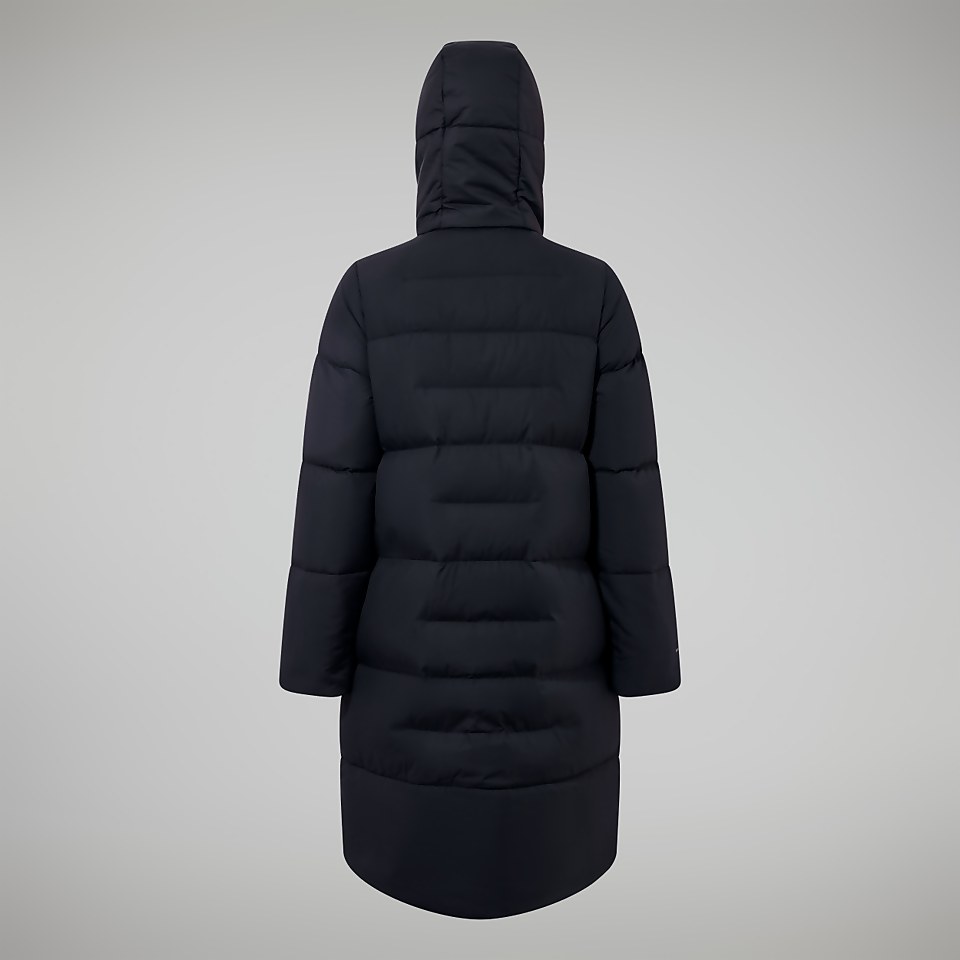 Combust Reflect Lange Jacke für Damen - Schwarz